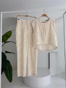 Shalina Süzüne Nakışlı Crop Takım 9796-08 resmi